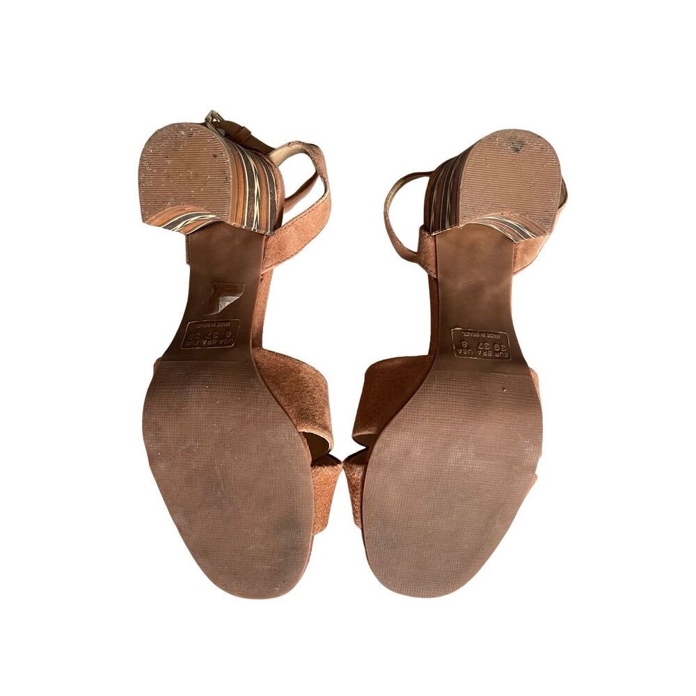 Boho Klub Nico Block Heel Strap Sandals Shoe 8 - Picture 5 of 8